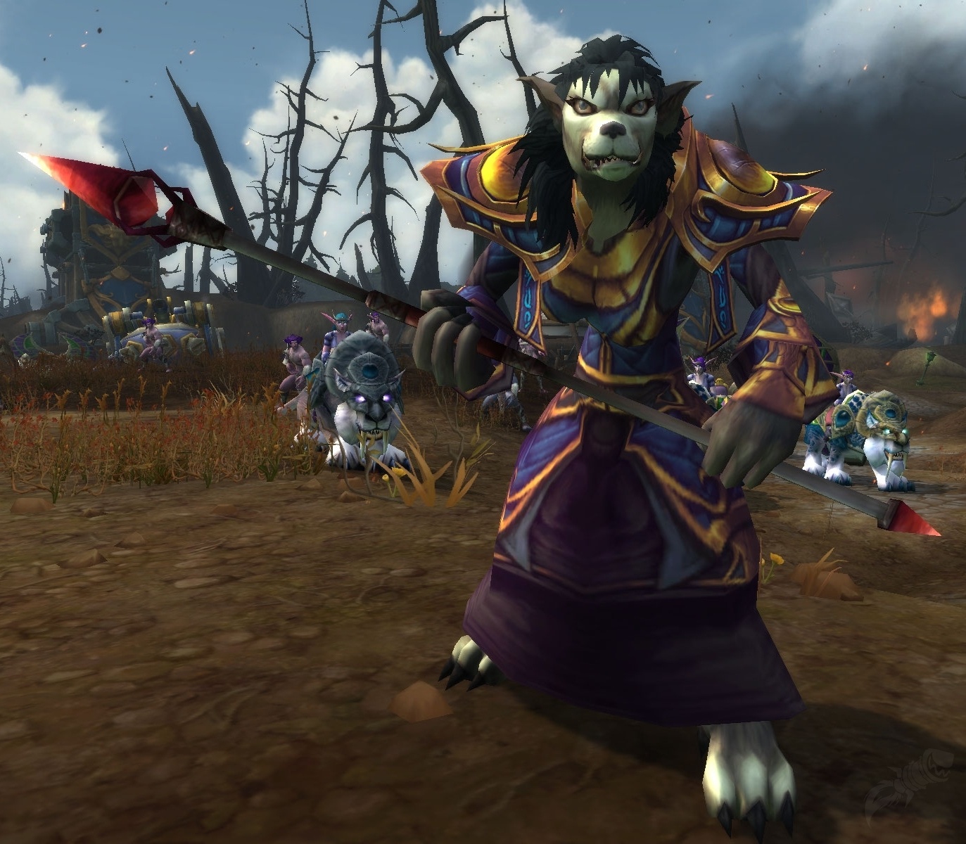 Worgen Battlemage Npc World Of Warcraft