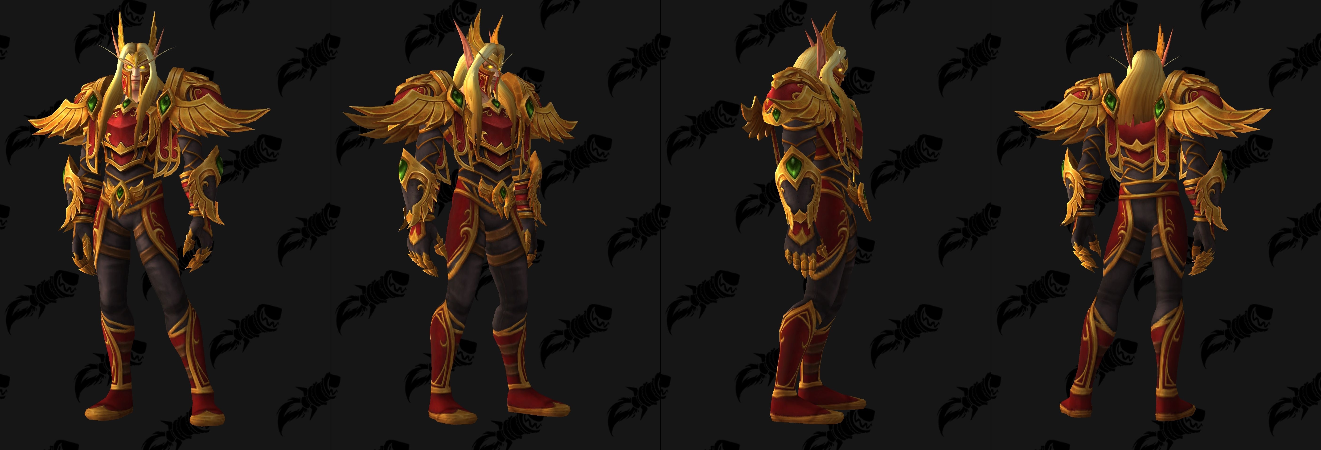 wow blood elf heritage armor