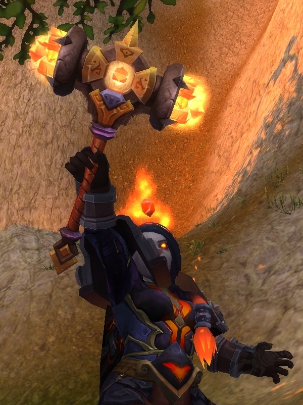 Plundered firegeode mace item world of warcraft