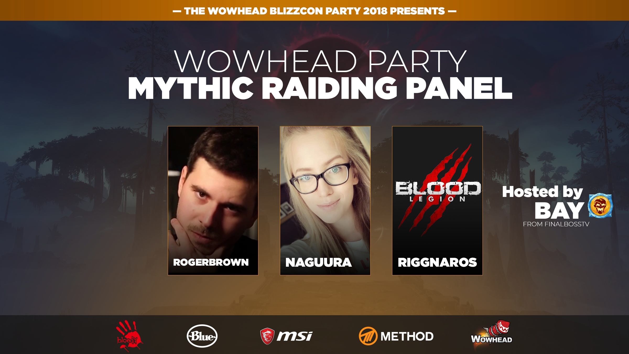 Wowhead BlizzCon 2018 Party: Community Panels and Meet and Greet 