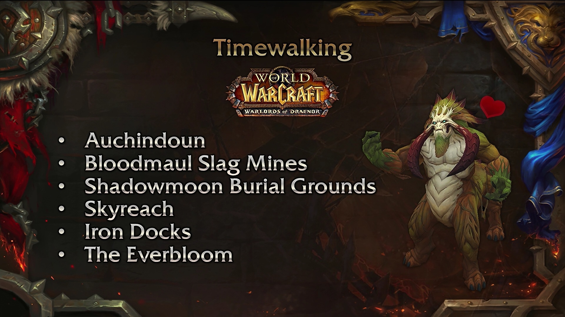 Warlords of Draenor Timewalking.
