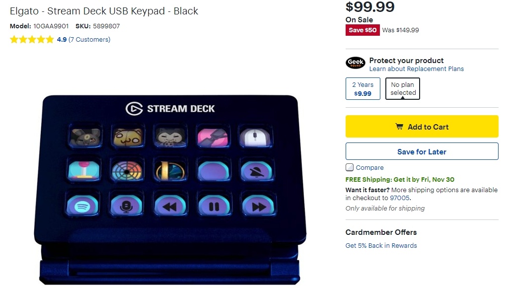 Grab yourself an Elgato Stream Deck Classic for £50 off