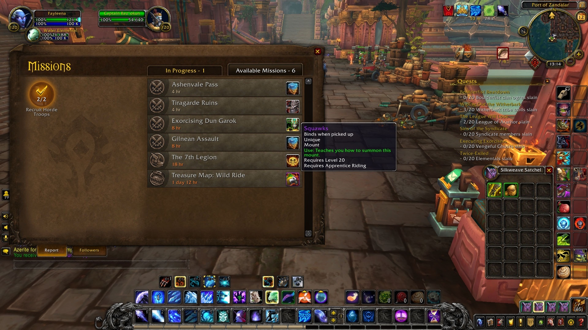 Battle For Azeroth Mission Table Followers - Guides -