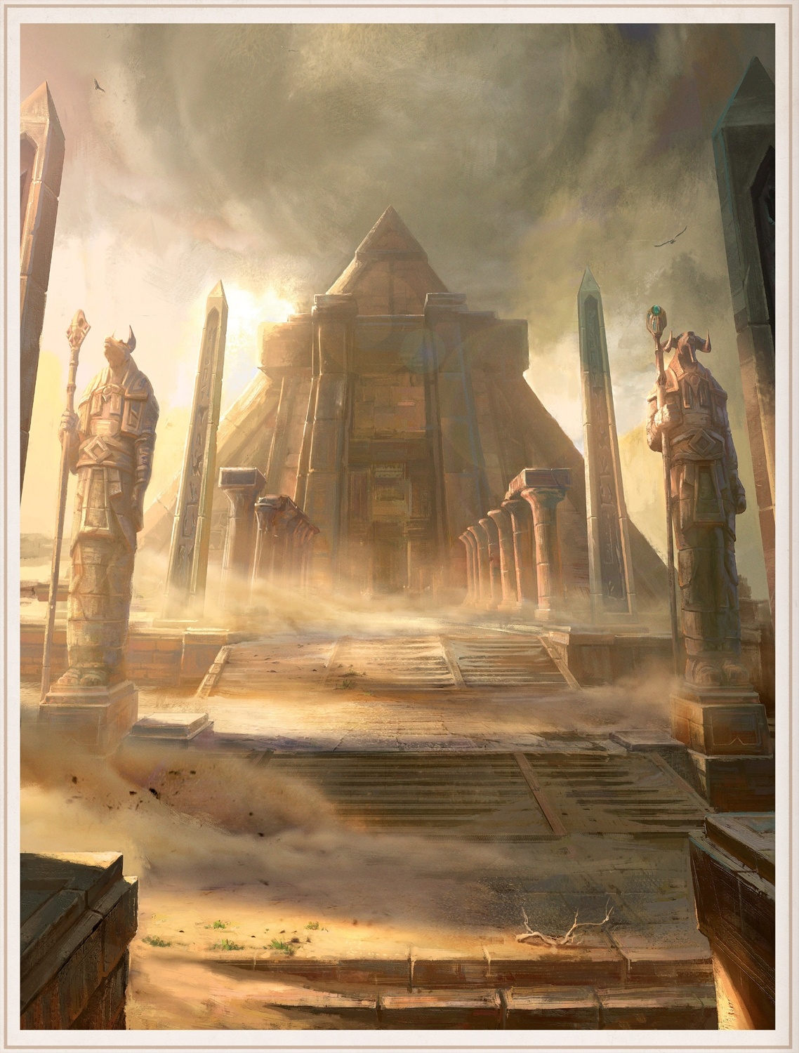 Twitter egypt concept art, fantasy landscape, fantasy art landscapes