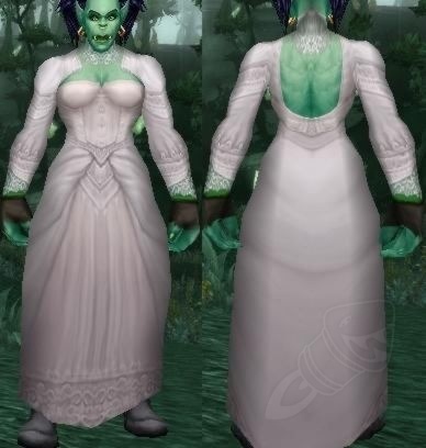 White Wedding Dress Item Classic World Of Warcraft - white wedding dress roblox