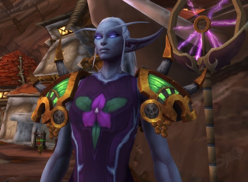 Наплечные щитки К'тракси - Предмет - World of Warcraft