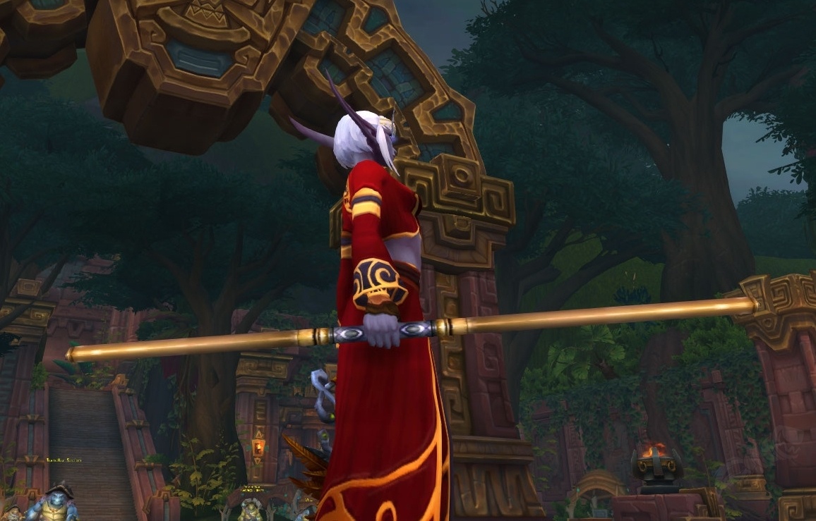 Rottingwood Quarterstaff Item World of Warcraft