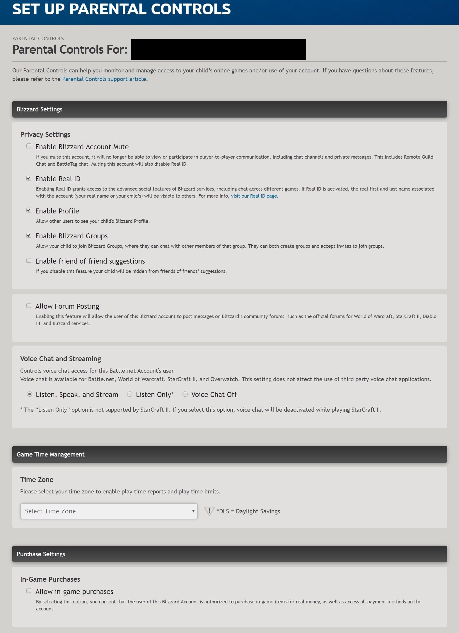 Blizzard/Battle.net parental controls: A step-by-step guide