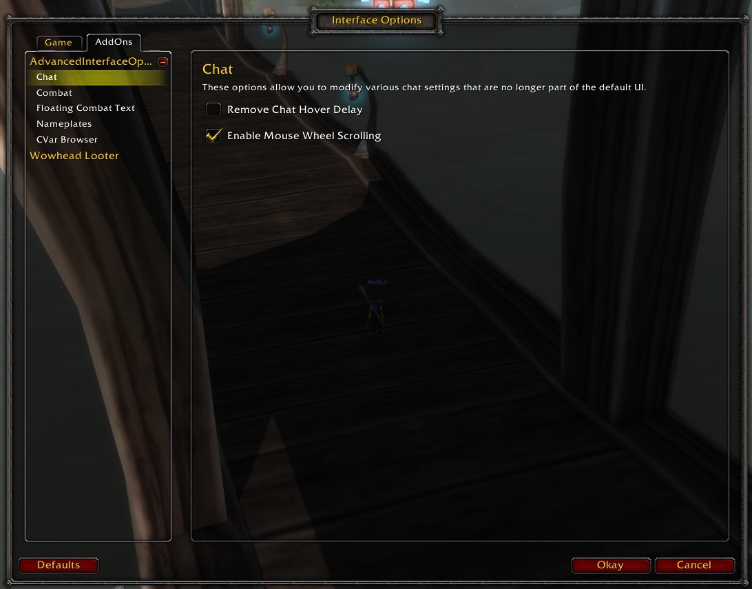 Chat addon vanilla wow