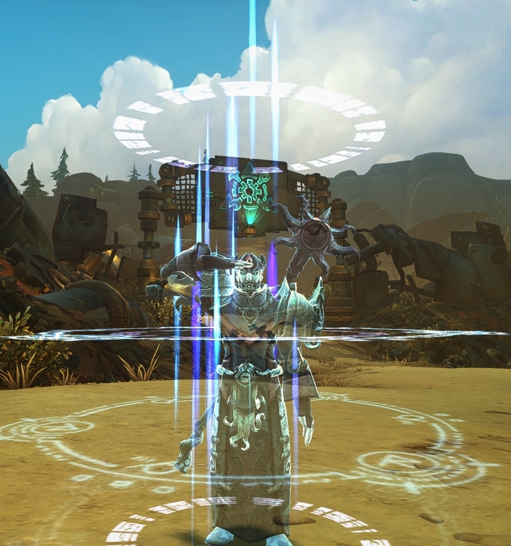 Pierre de foyer à numérisation holographique Objet World of Warcraft