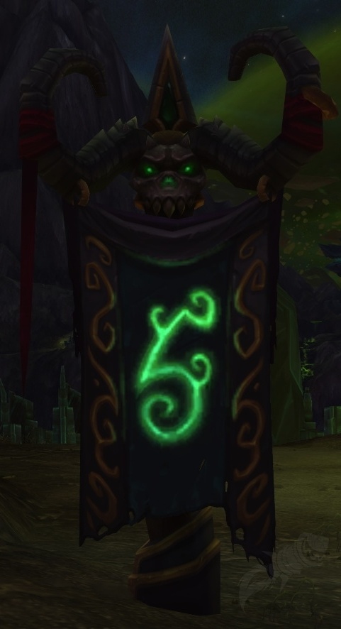 Illidari Banner - Object - World of Warcraft