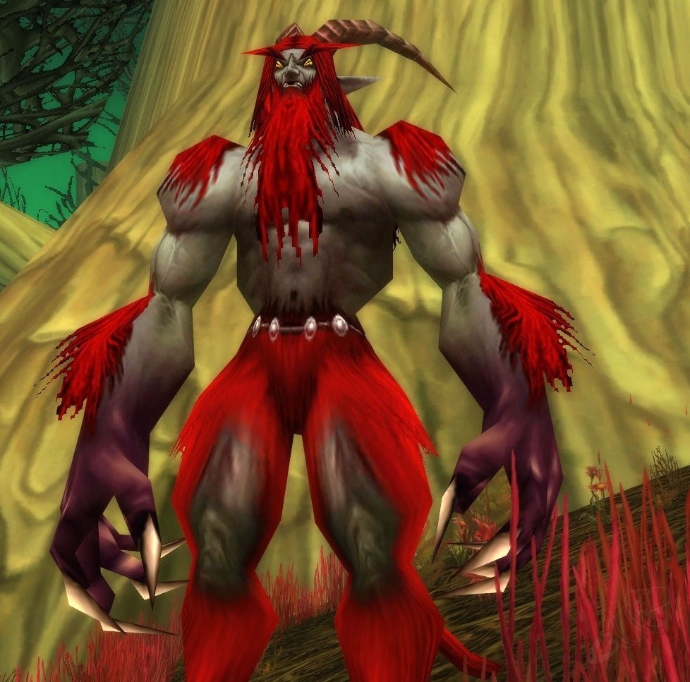 Sátiro Flamejade - PNJ - World of Warcraft Clássico