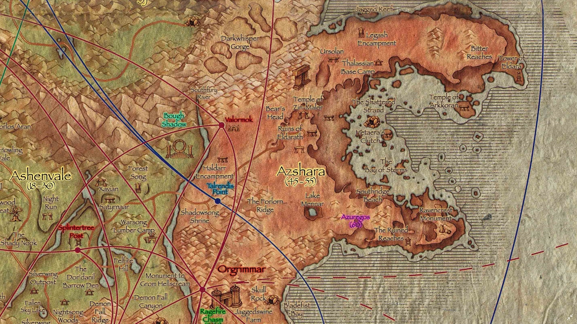 One Map to Rule Them All - Classic Azeroth Detailed Map Edit by Rhianolord  - Wowhead News