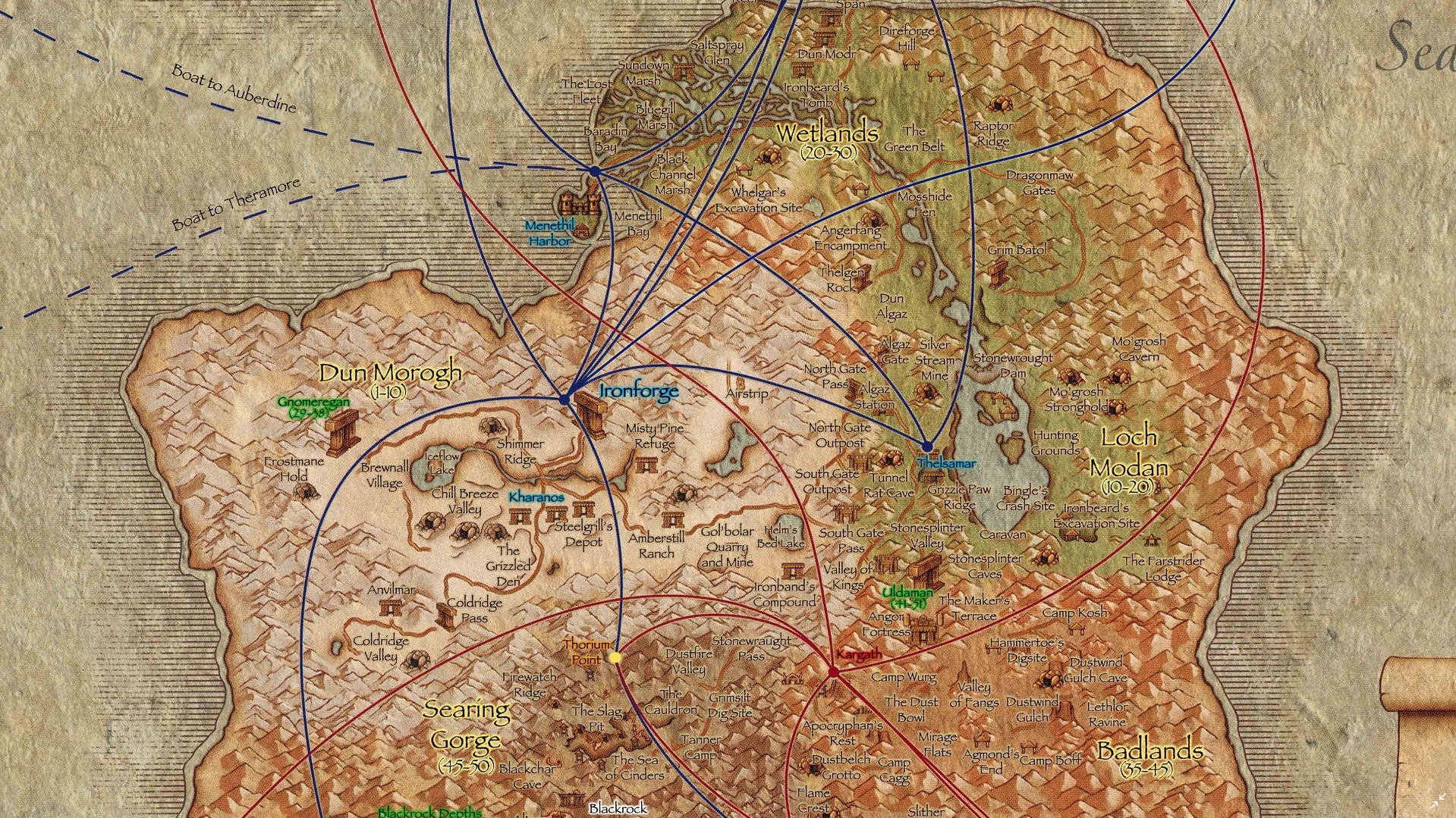 JustBlizzard | WoW Classic: Eine extrem umfangreiche Karte der
