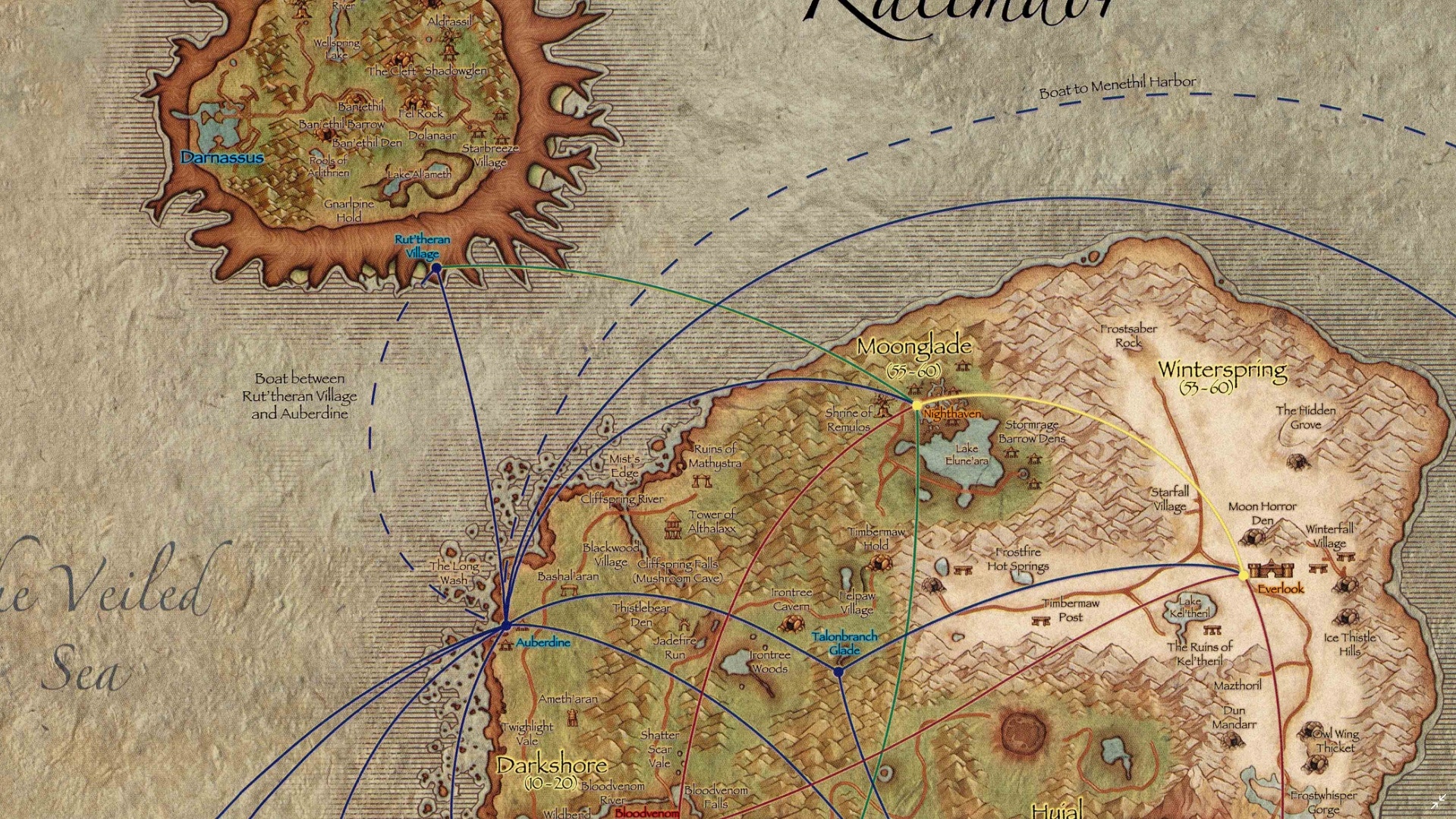 Justblizzard Wow Classic Eine Extrem Umfangreiche Karte Der Spielwelt Justblizzard