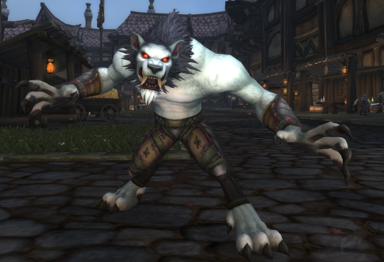 Tobender Worgen Npc World Of Warcraft