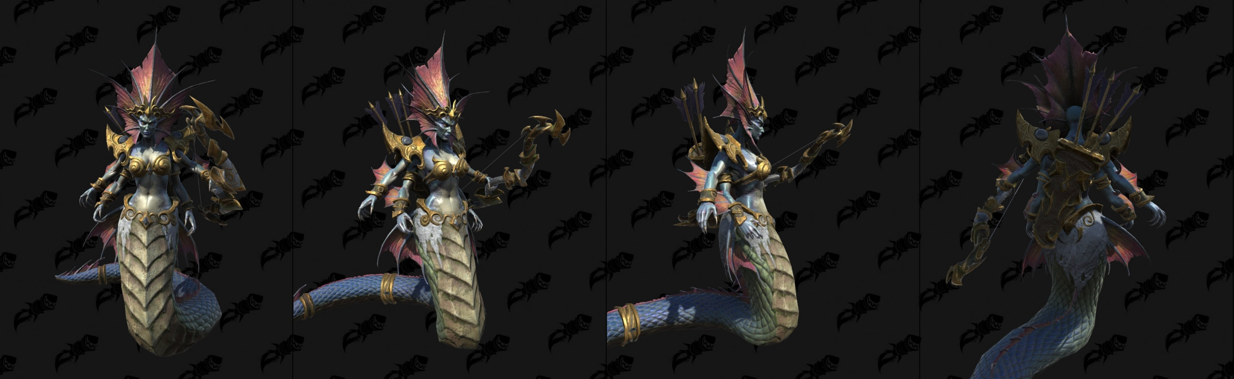 Warcraft III Reforged Models - Naga Units - Snapdragon, Naga Sea Witch,  Myrmidon, Royal Guard, Siren - Новости Wowhead