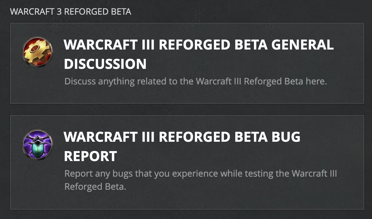 warcraft 3 reforged forums