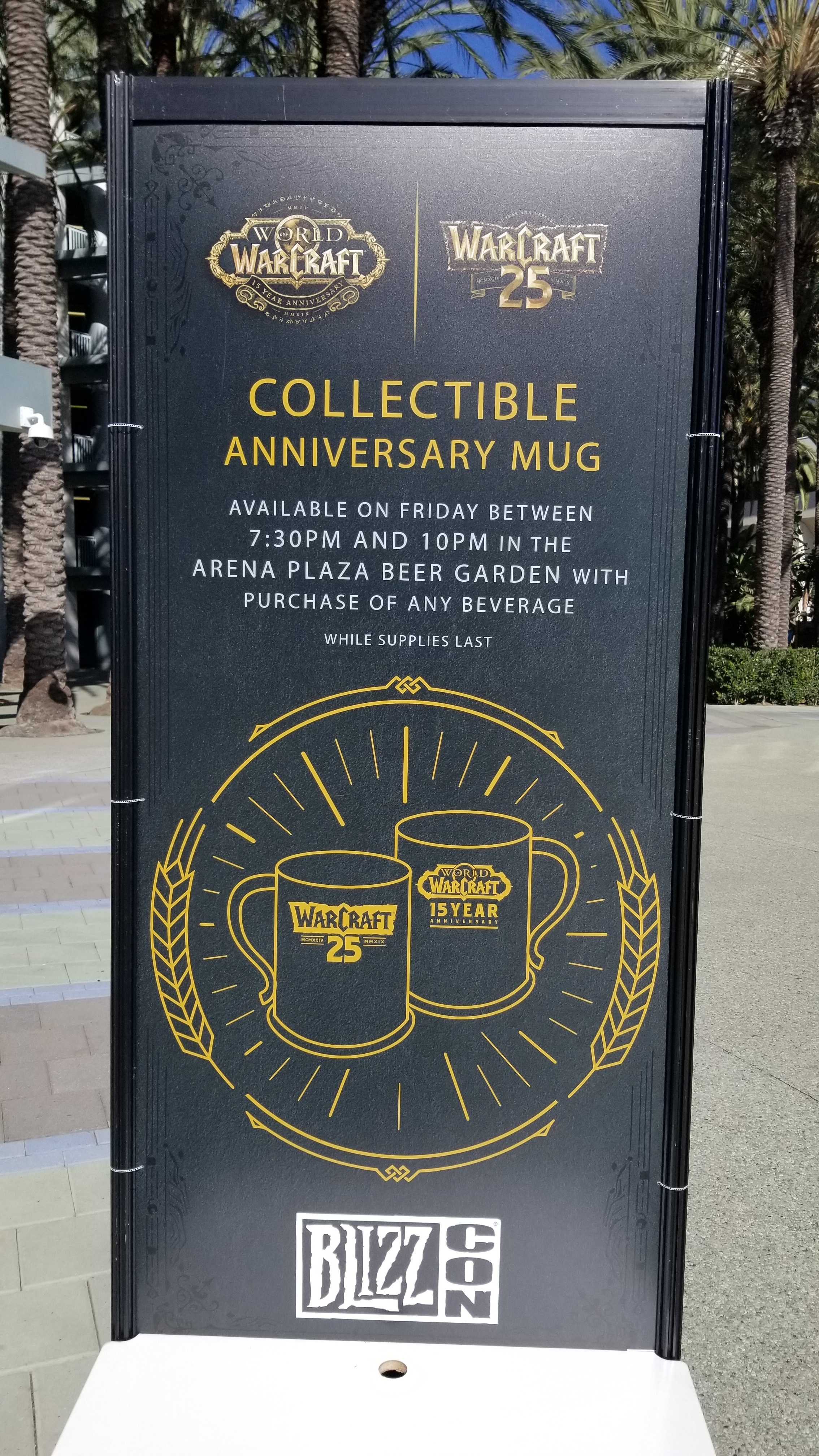 Mug Anniversaire Warcraft A Collectionner A La Blizzcon 19 Actualites Wowhead