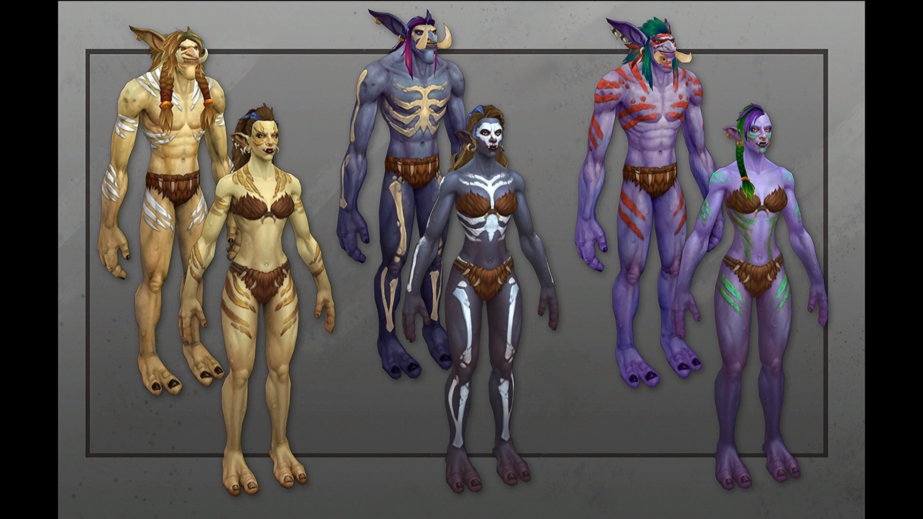 Wow Shadowlands New Character Customizations Trolls Dwarves