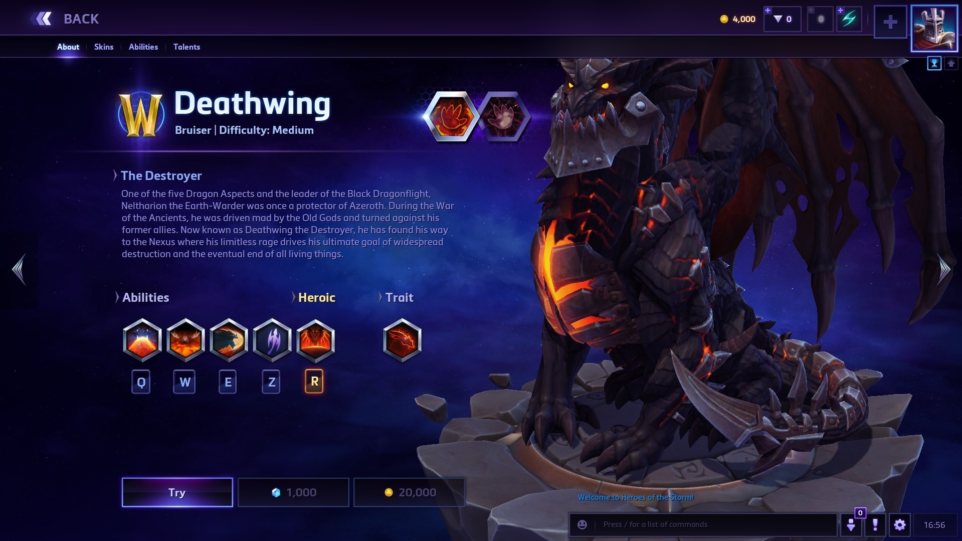 heroes of the storm deathwing