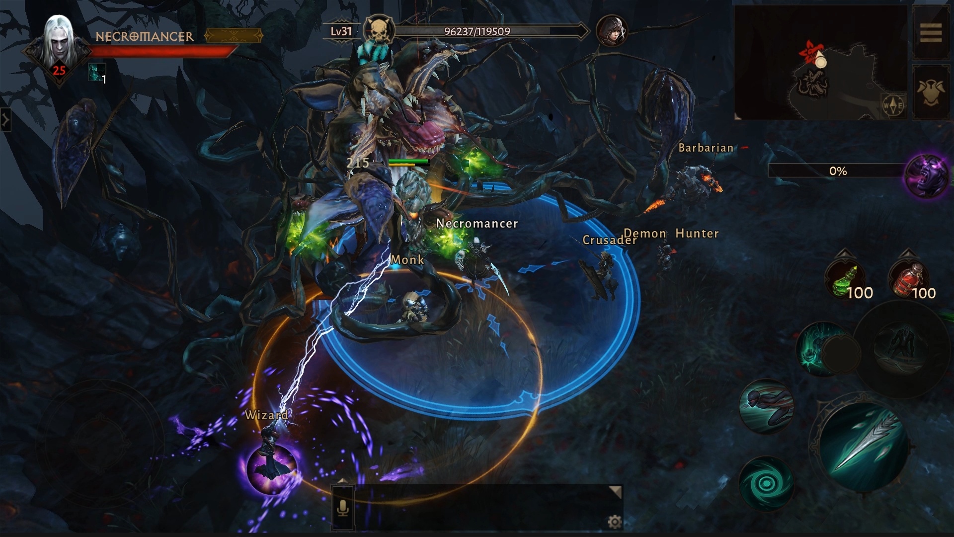 Новый видеоролик Diablo Immortal – Баал, улучшенные модели и интерфейс, игровой процесс