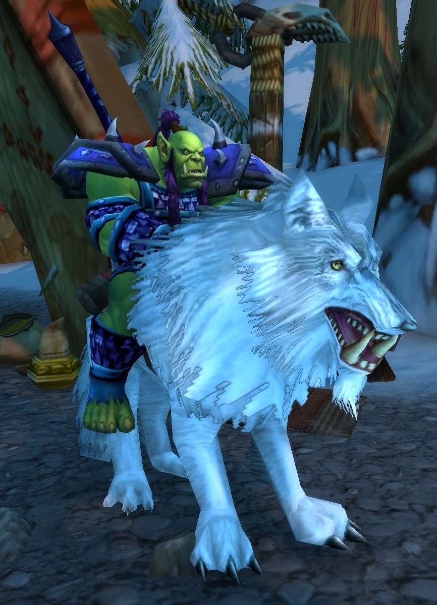 Comandante jinete de lobos Lobo Gélido - PNJ - World of Warcraft