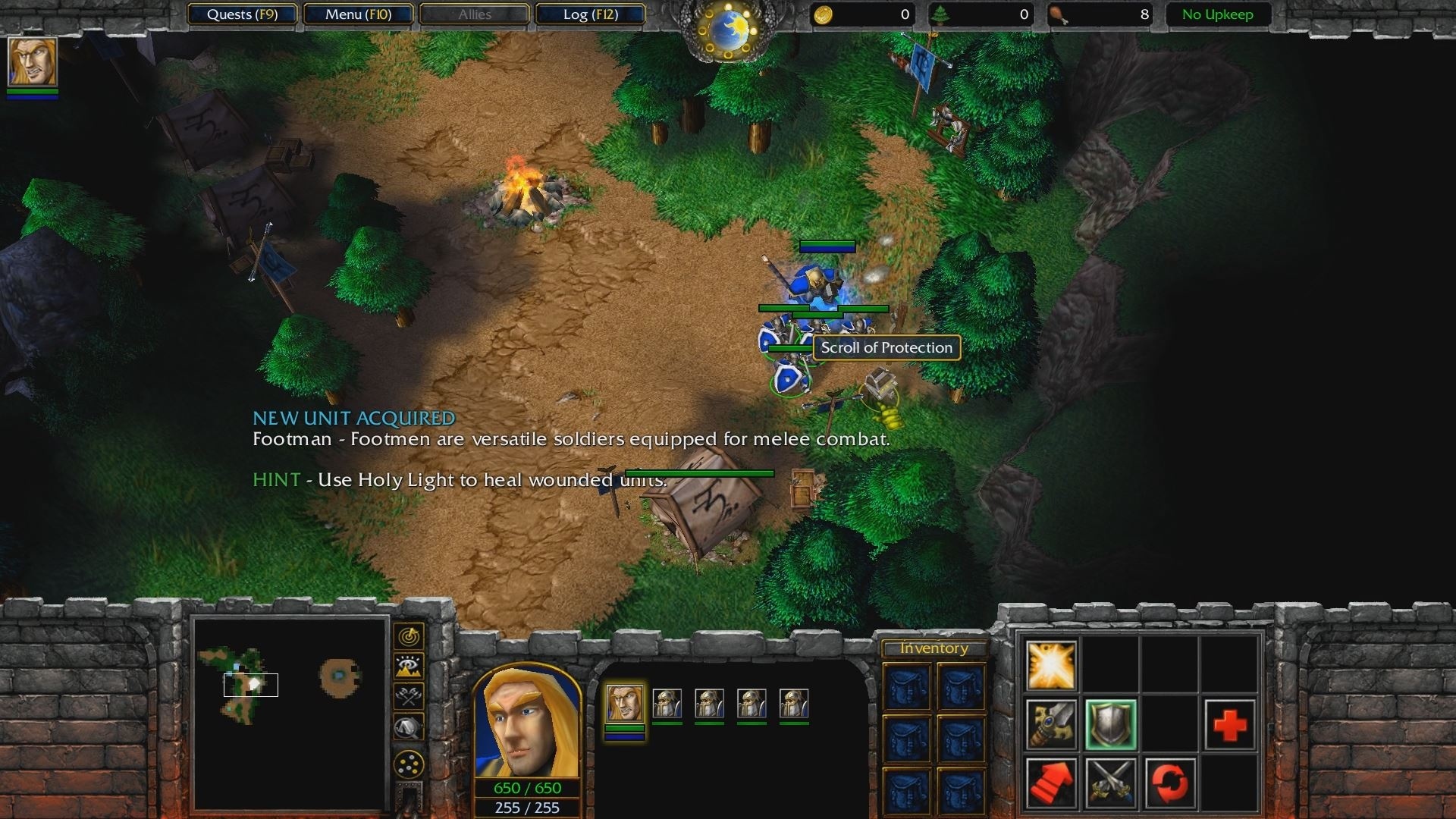 warcraft iii frozen throne walkthrough