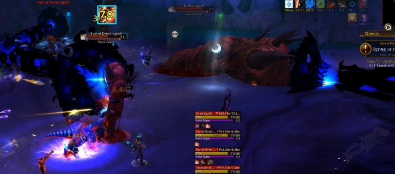 bfa battle for azeroth 8.3 visions of nzoth n'zoth the black empire imperio negro guia raid raide ny'alotha a cidade desperta waking city drest'agath tentacles tentaculos apendages appendages protuberancias pretuberancias