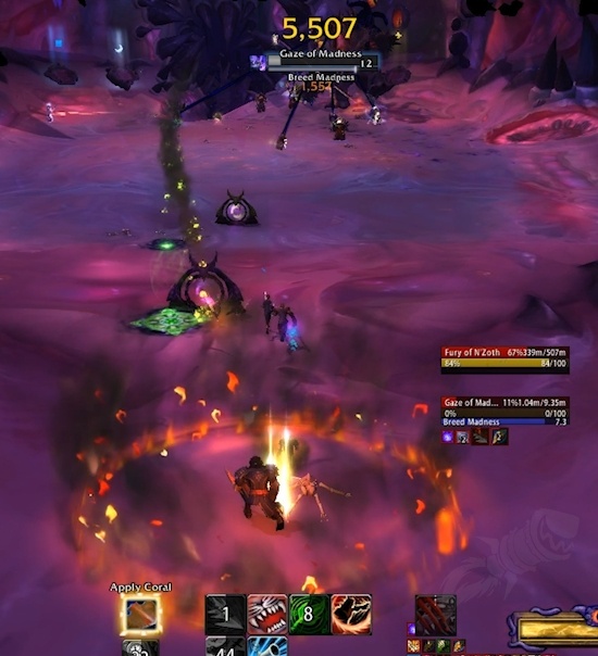 bfa battle for azeroth 8.3 visions of nzoth n'zoth the black empire imperio negro guia raid raide ny'alotha a cidade desperta waking city carapaça carapace wrathion sanity sanidade tentacles tentaculos servo servant ashjra'kamas mortalha shroud a carapaça de n'zoth