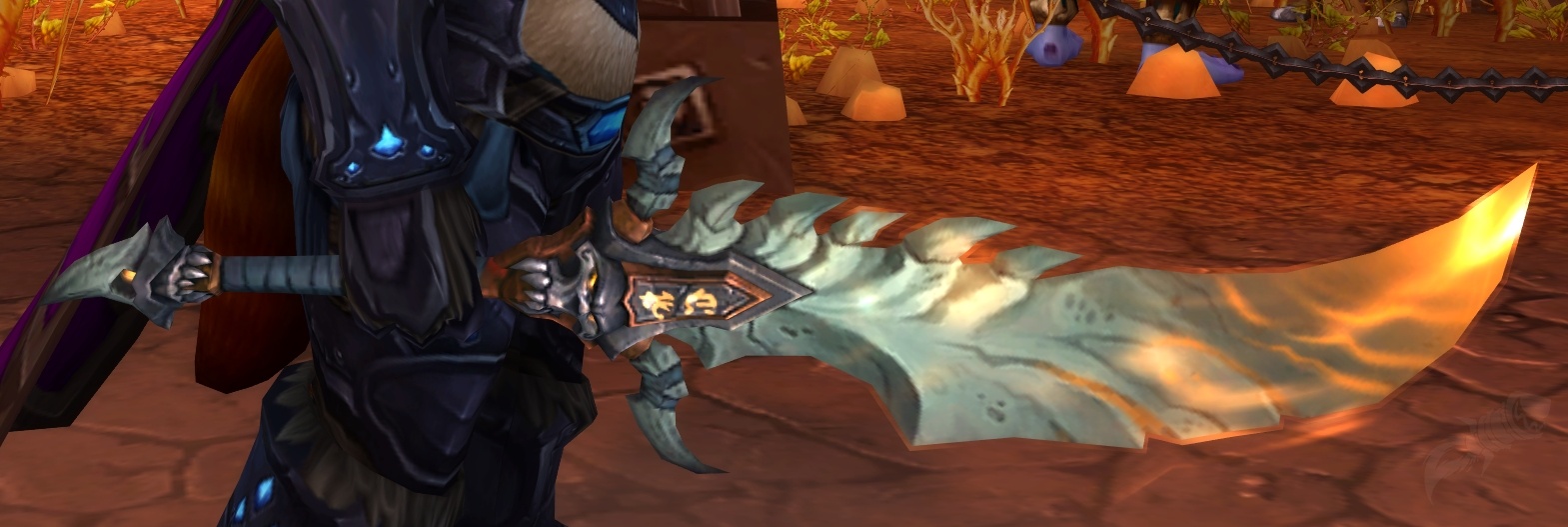 Chevalier De La Lame D Ebene Estramaçon brûlant de la Lame d'ébène - Objet - World of Warcraft