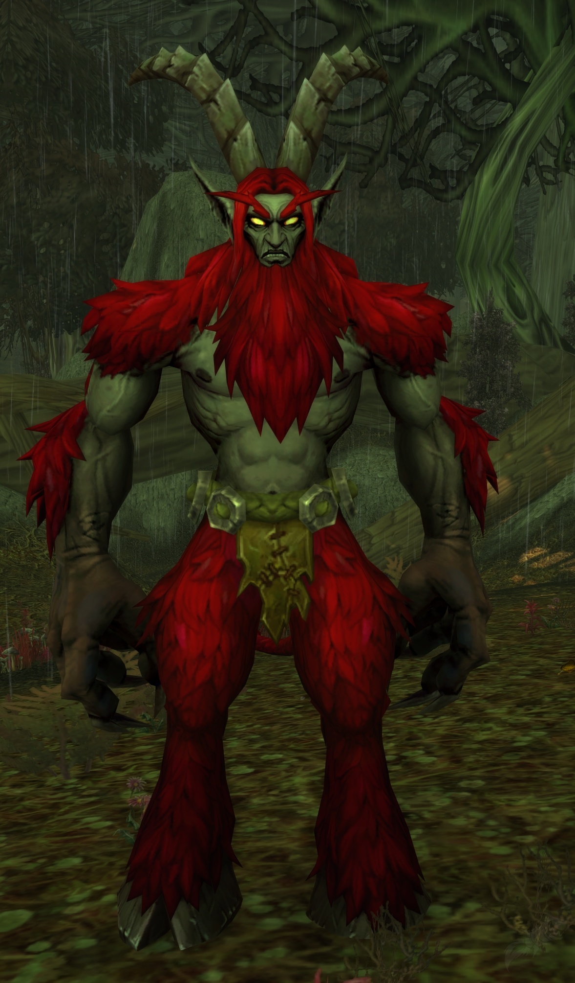 Sátiro Flamejade - PNJ - World of Warcraft