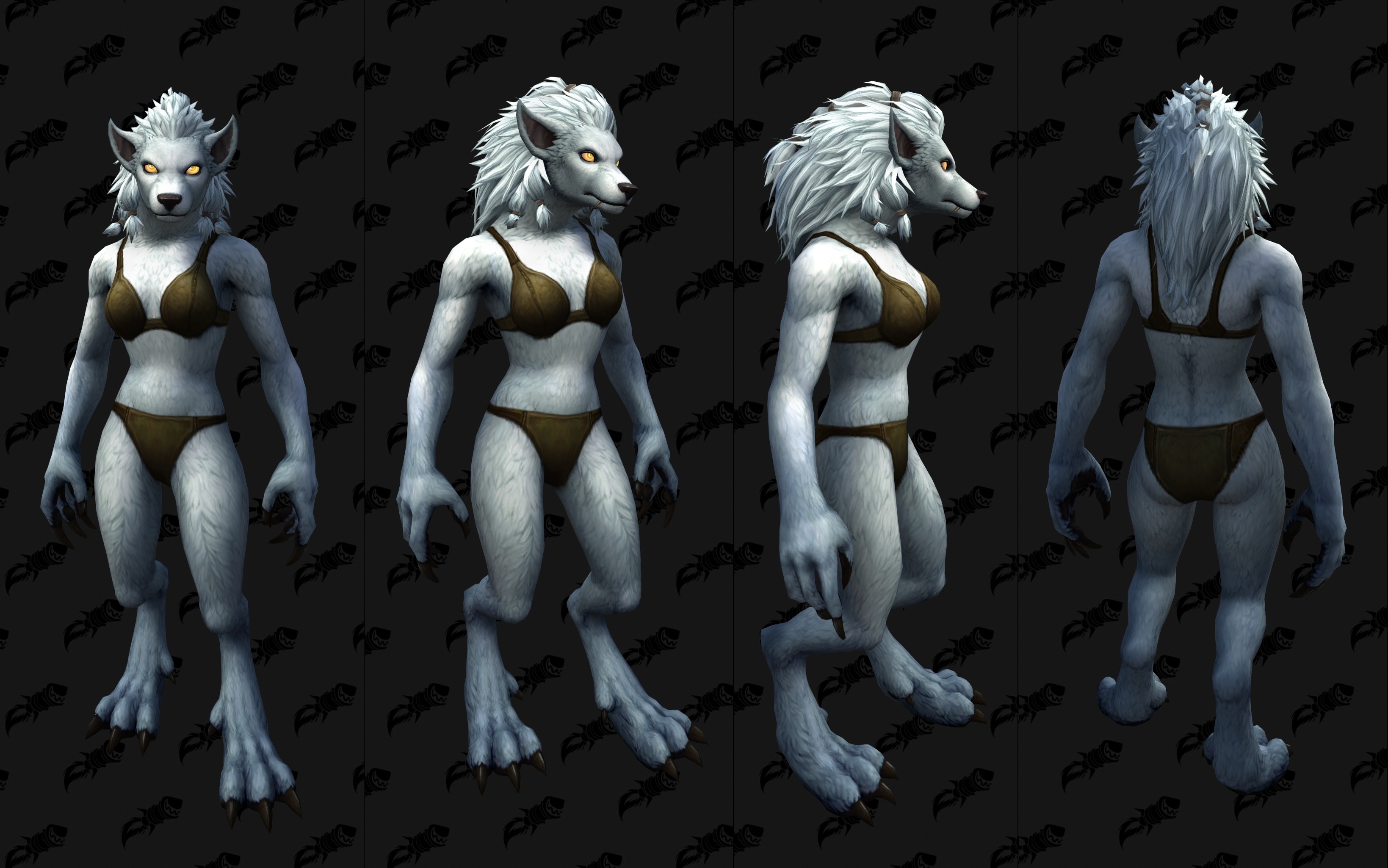 Worgen are getting several new skin tones, or rather fur tones, in Shadowla...