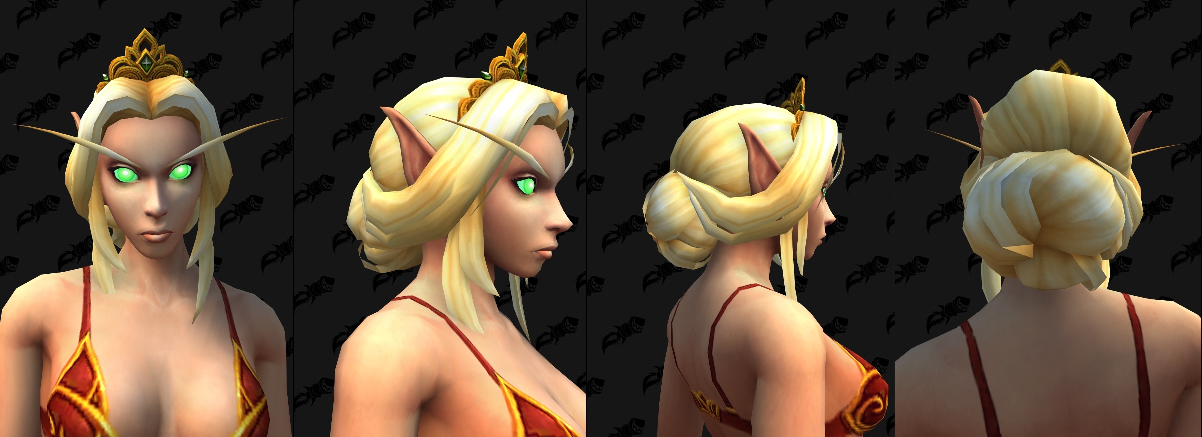 New Blood Elf Female Hairstyles in Shadowlands.