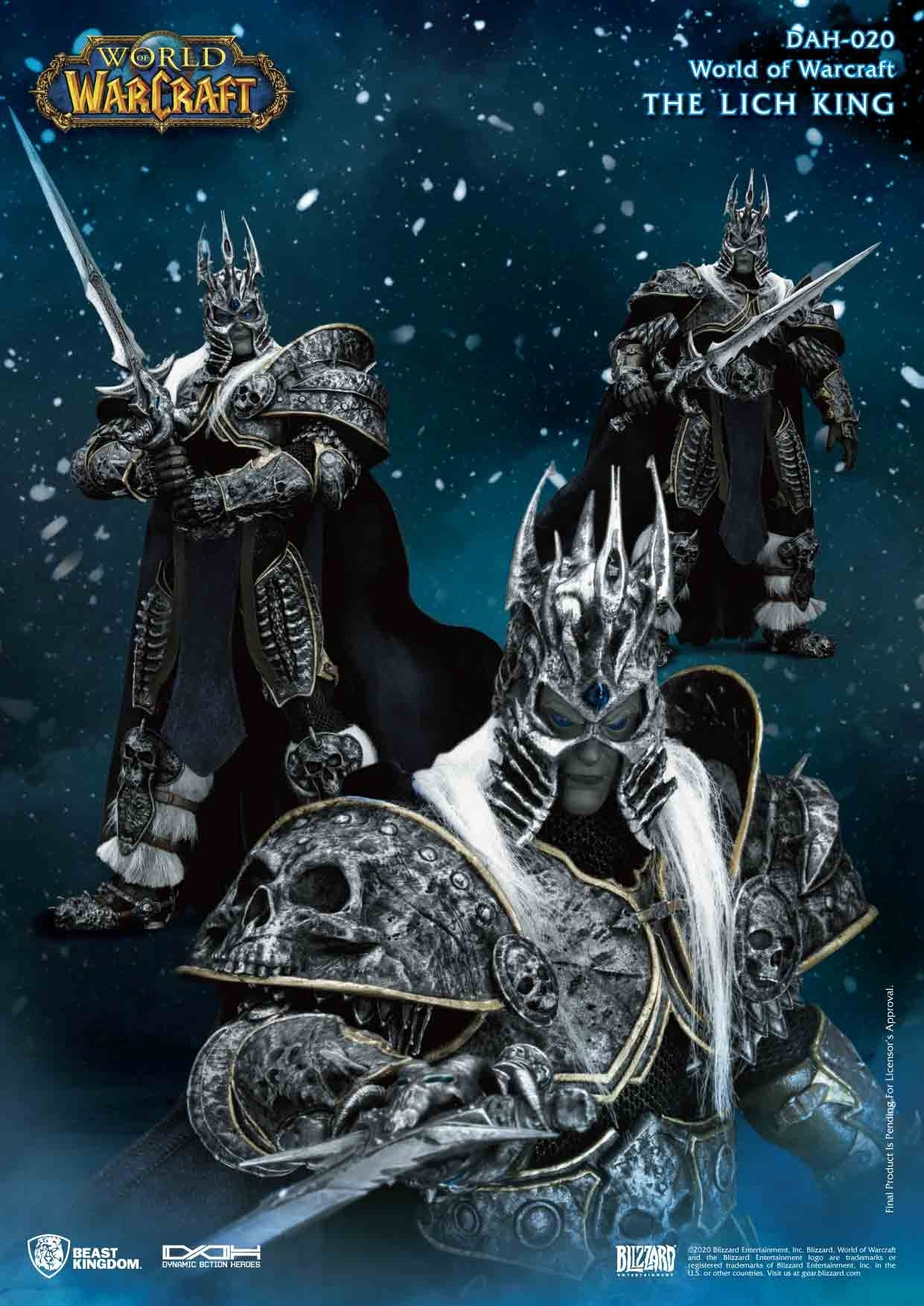 ARTHAS LICH KING Trone escala 32mm World of Warcraft Fantasia Warhammer WOW 
