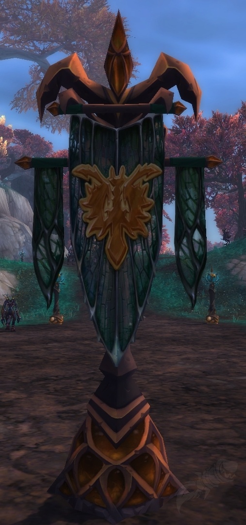 Estandarte del Imperio mántide Objeto World of Warcraft