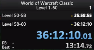 Zeegers Sets New Speedrun World Record For Leveling 1 60 In Wow Classic Real Time Aided Category Wowhead News