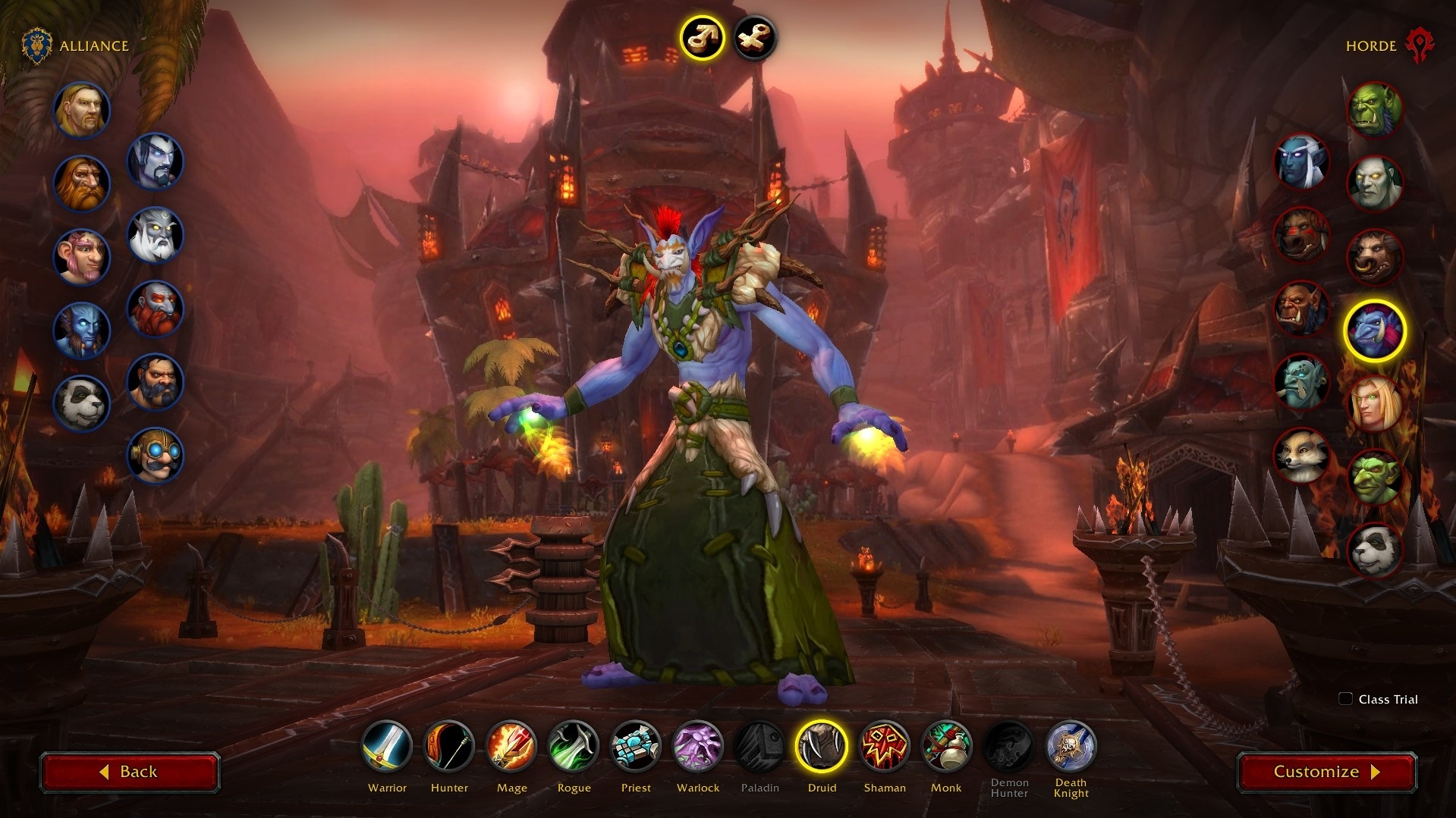 New Class Animations in the Character Creation Screen in Shadowlands -  Wowhead News