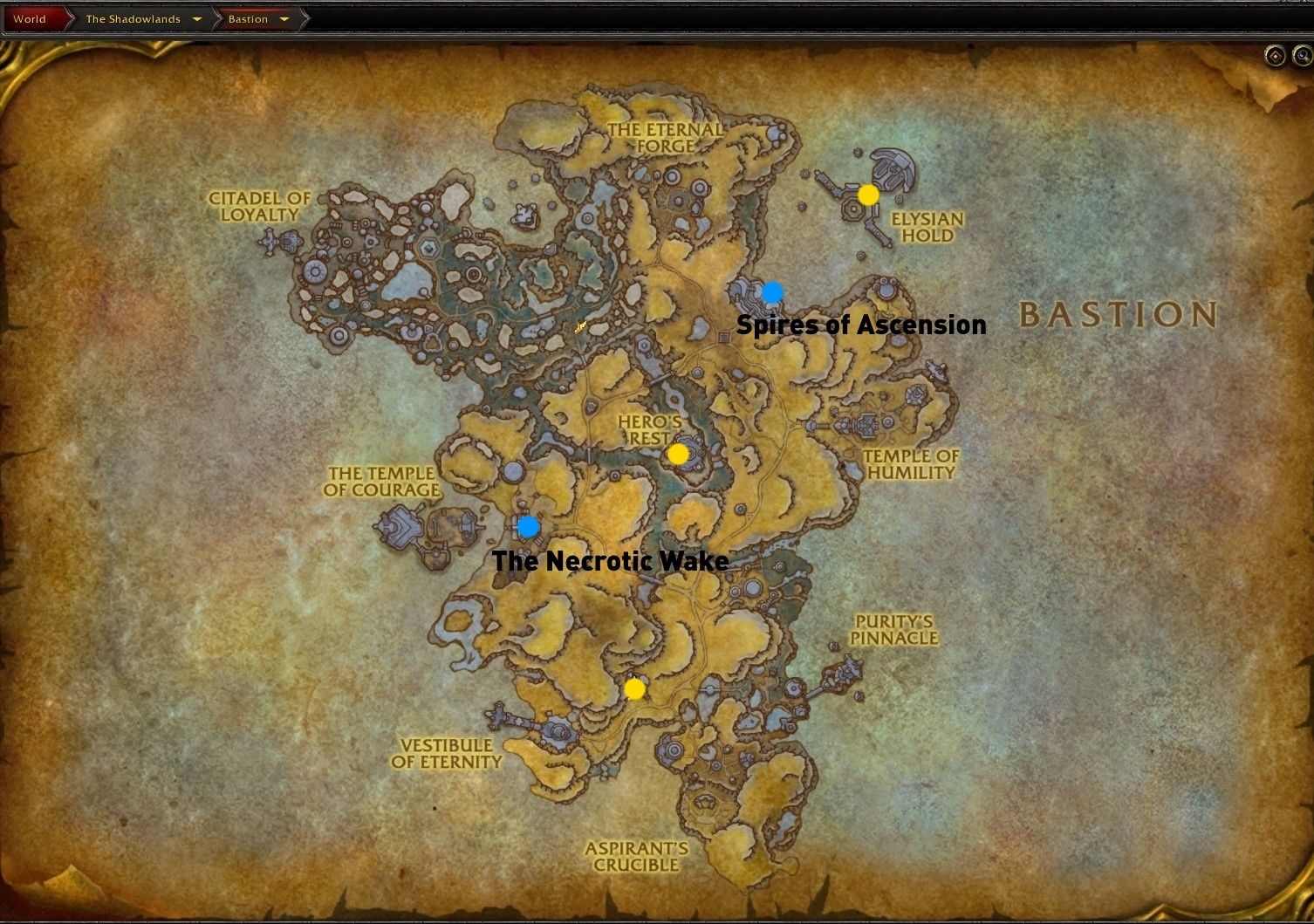 beasts of bastion wow location