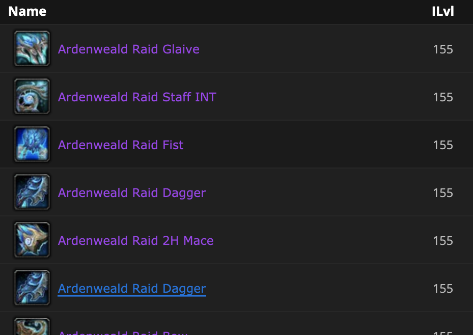 Datamined Ardenweald Raid Weapons And Models Upcoming Night Fae Raid Wowhead News