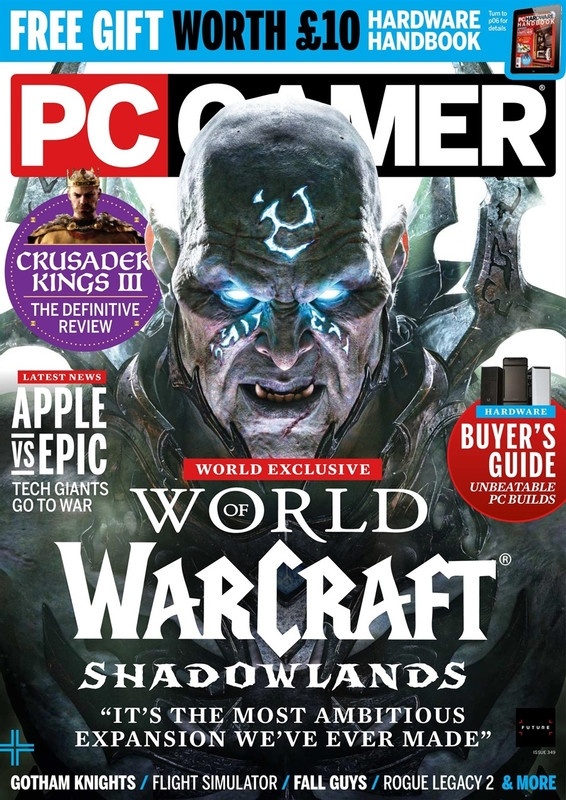 Shadowlands Pc Gamer Magazine November Cover Cgi Version Of The Jailer Wowhead News