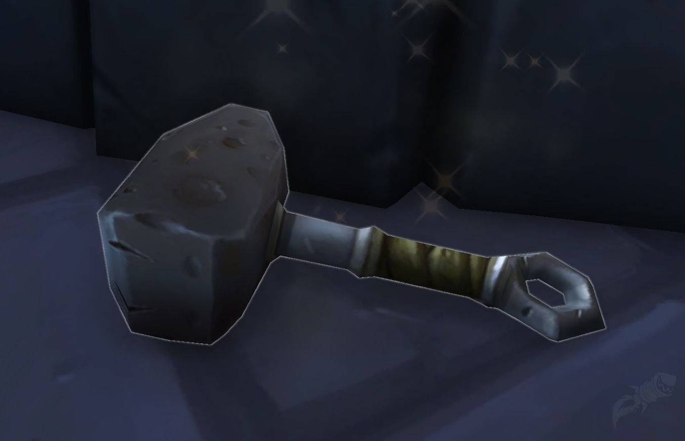 Formålet tømrer fingeraftryk Dredger's Hammer - Object - World of Warcraft