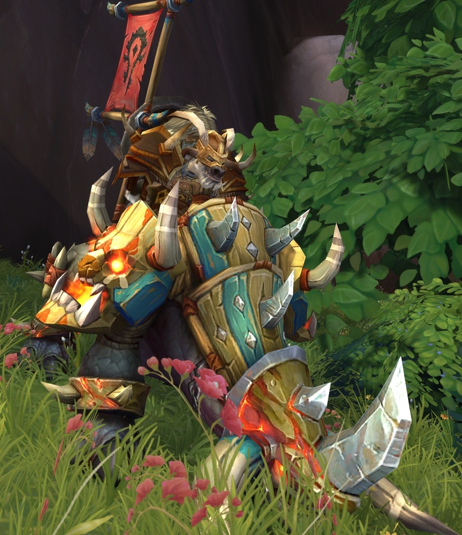 Cavaliere di Bestie Kodo - PNG - World of Warcraft