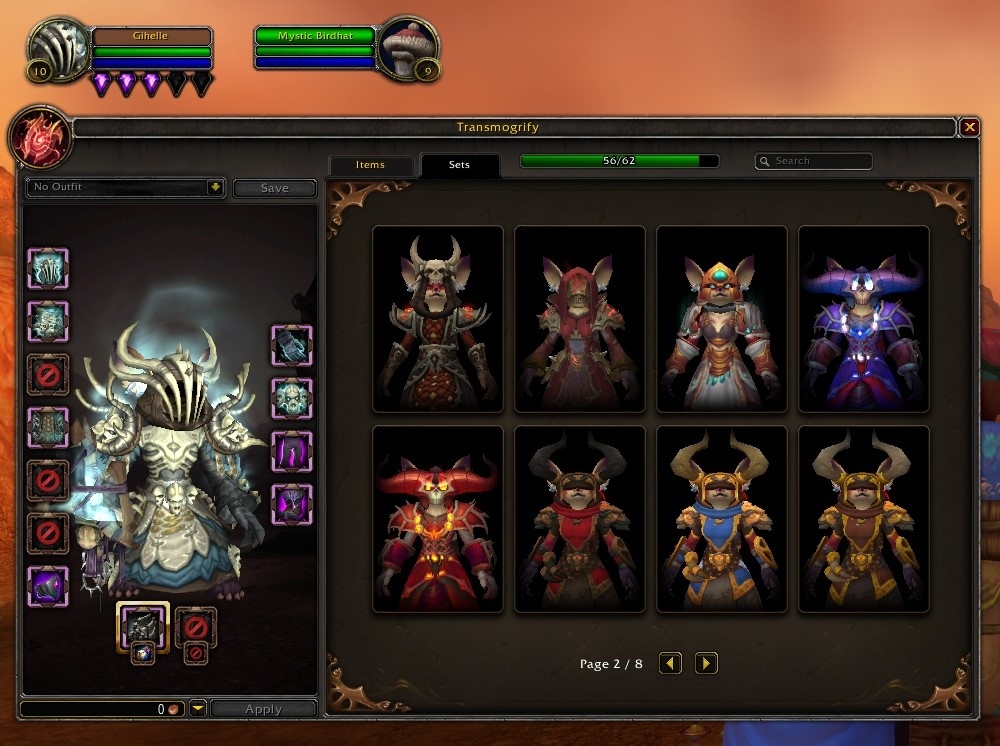 transmog items that sell for alot