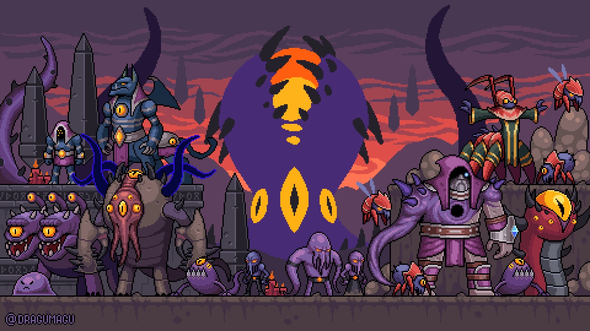 Pixels of terraria calamity video game