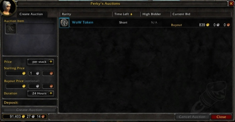 Гайд по получению и продаже жетона WoW
