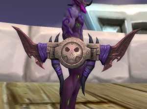 Боевой клинок из белой кости