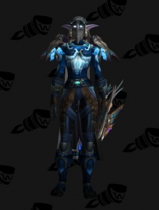 A Hunter Artifact Transmog Set Featuring Icy Scale Chestguard Ice Blue Amp Amp Tan Outfit 9 1 0 Ptr