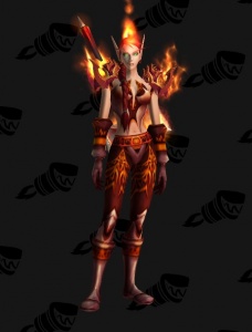 Fire Warrior Outfit World Of Warcraft