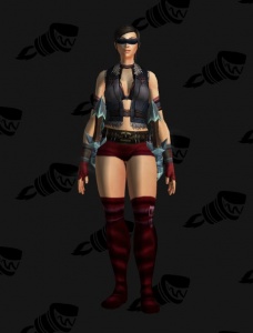 Leather 2025 shorts transmog